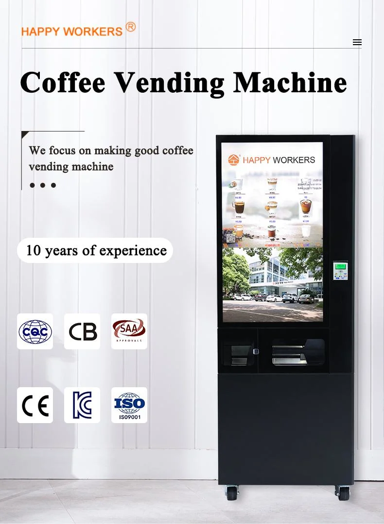 Iced Drink Vending Machine Commercial Coffee Dispenser